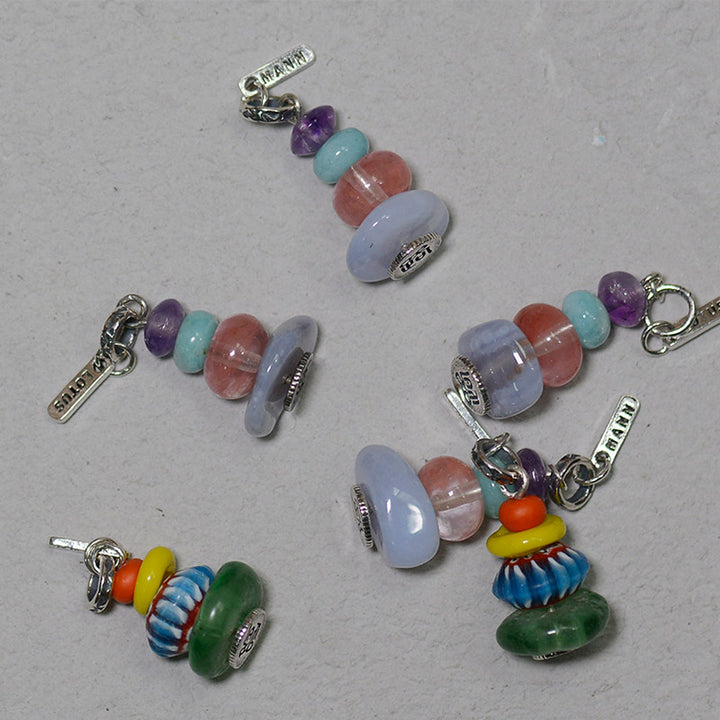 Collar con Buddha Stones Zen Cairn Labradorita con varios cristales - image 4