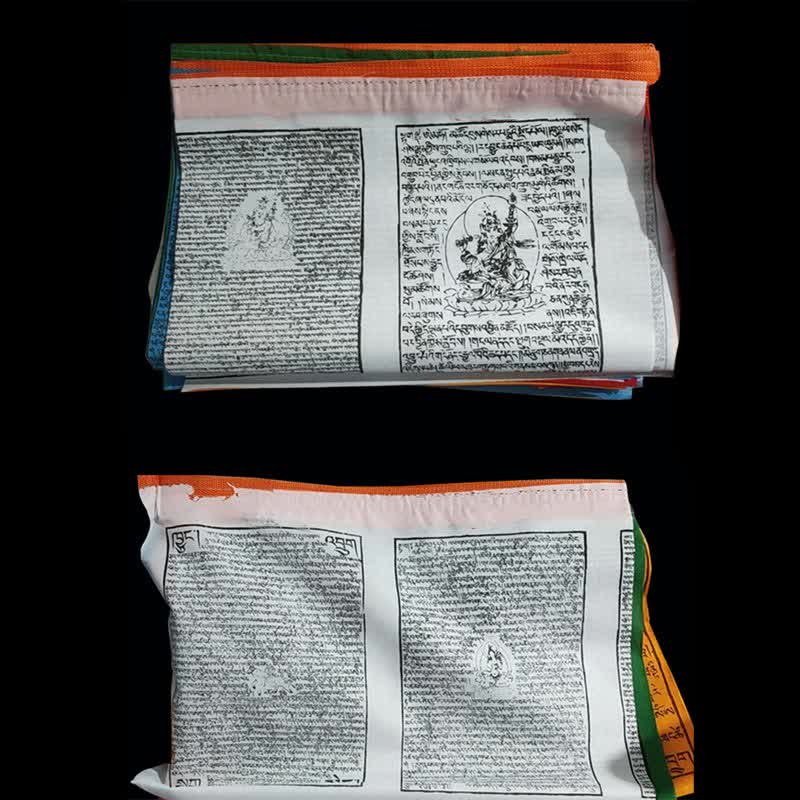 Bandera tibetana de oración al aire libre, 5 colores, escrituras de caballo de viento, auspiciosa