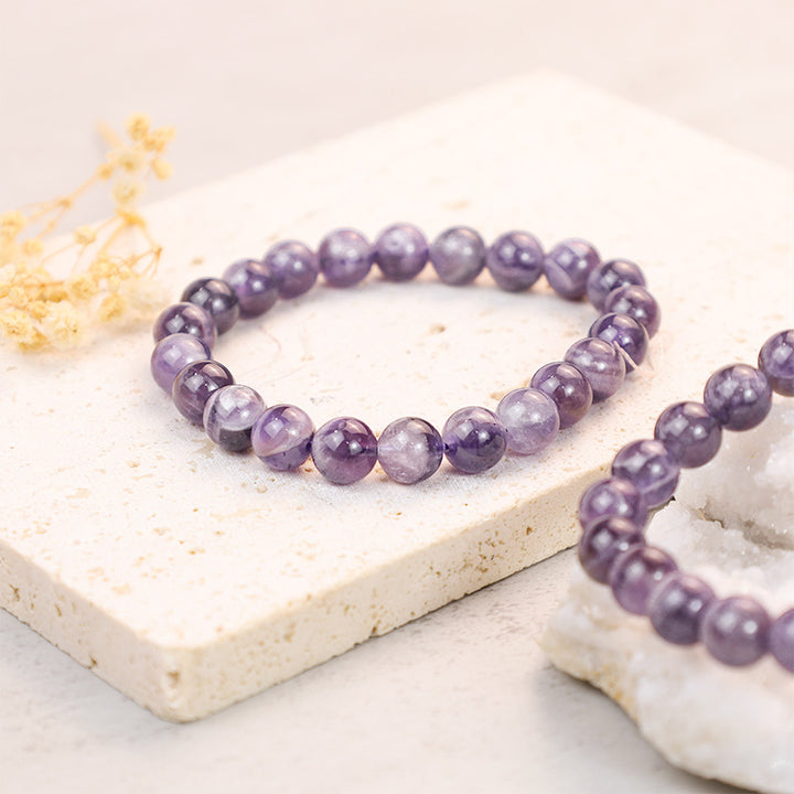 Buddha Stones La Pulsera de Purificación de Amatista