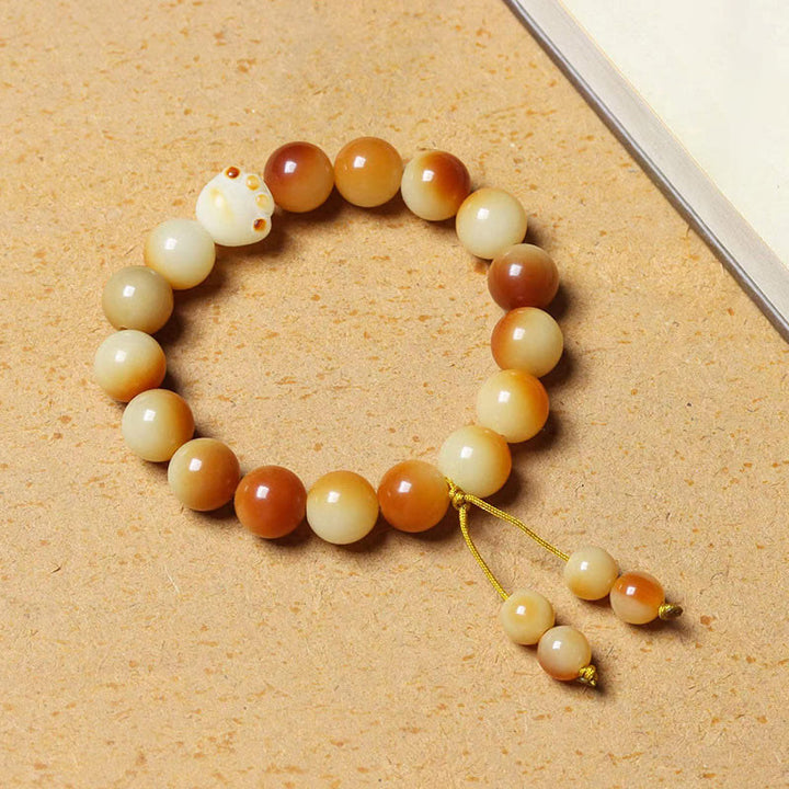 Pulsera de la sabiduría de la paz de la garra de la pata preciosa de la semilla de Bodhi natural de las Buddha Stones