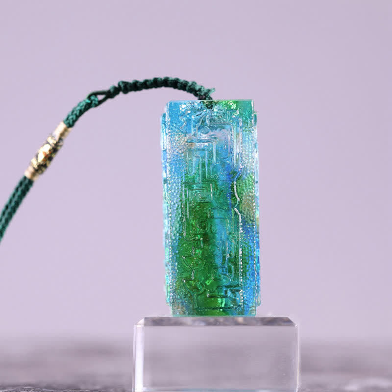 Pieza de arte de cristal Liuli hecha a mano Feng Shui, decoración para el hogar y la Oficina - image 8