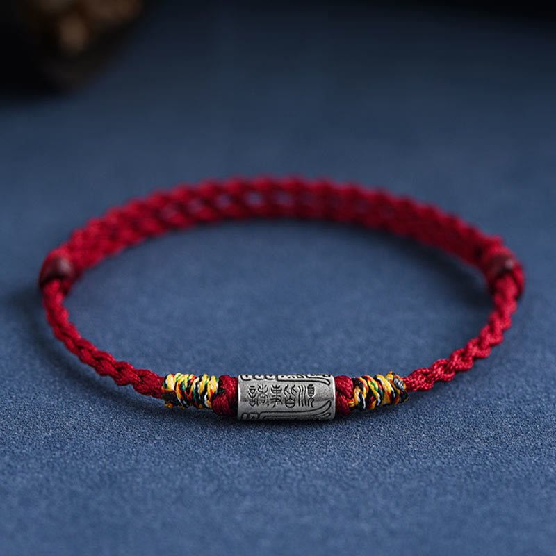 Pulsera tobillera de plata de ley 925 hecha a mano con Buddha Stones, todo va bien, diseño de protección y resistencia - image 12