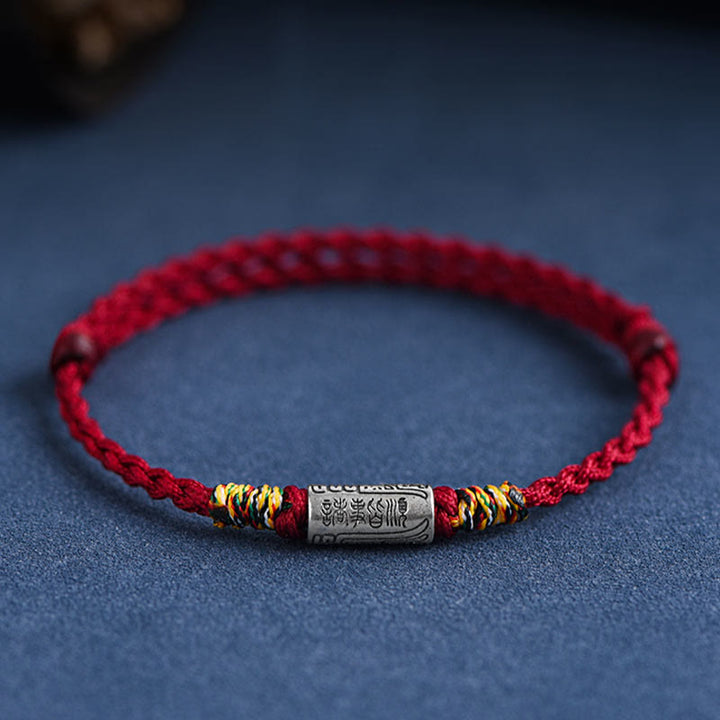 Pulsera tobillera de plata de ley 925 hecha a mano con Buddha Stones, todo va bien, diseño de protección y resistencia - image 12