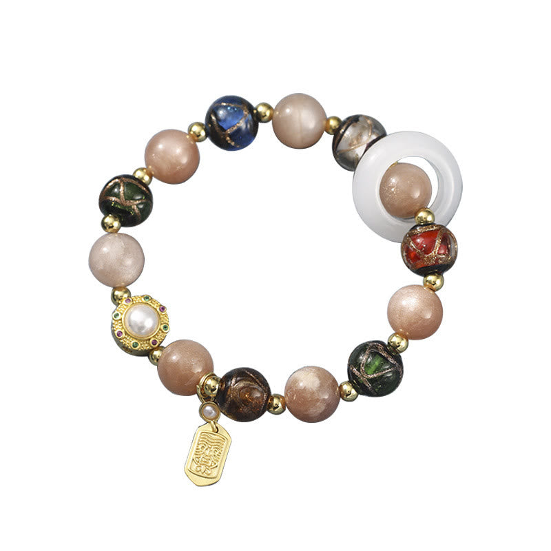 Buddha Stones, incienso tibetano, ceniza de cristal Liuli, piedra Tridacna, piedra solar, Om Mani Padme Hum, pulsera con dije de rueda de oración