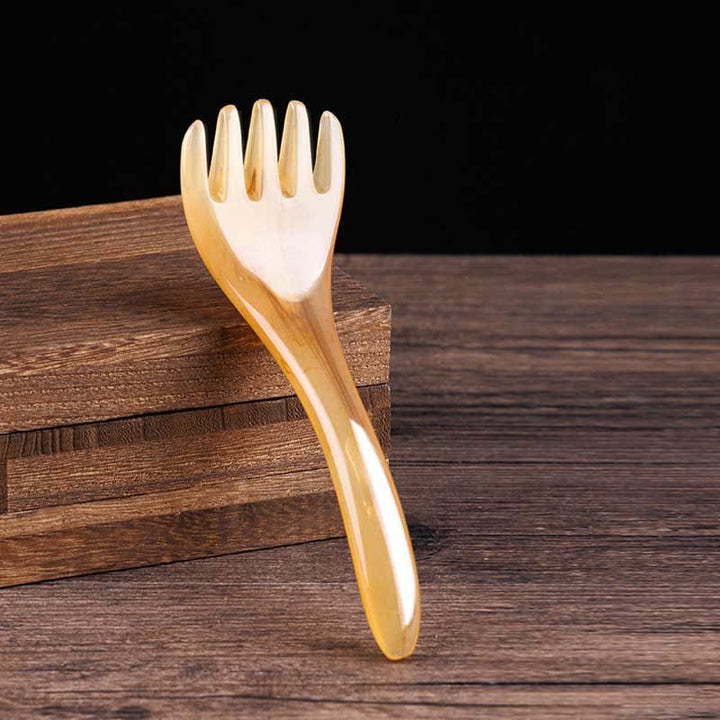 Juego de herramientas de peine de masaje Gua Sha de resina