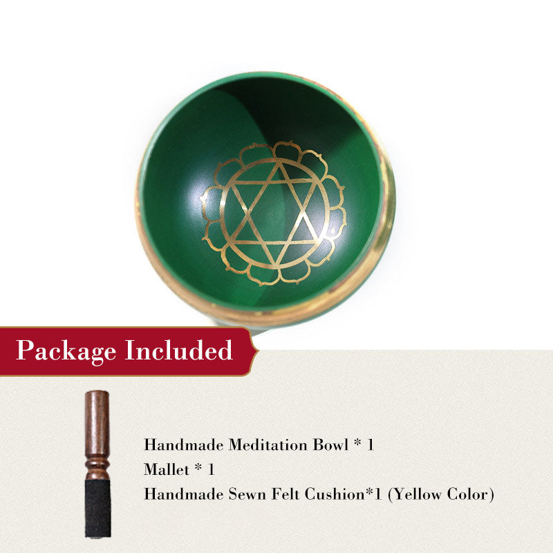 Cuenco con sonido tibetano de Buddha Stones hecho a mano para curación de chakras y meditación de atención plena, juego de cuencos para cantar