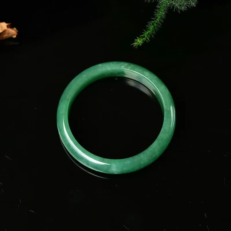 Pulsera rígida de jade y cuarcita con Buddha Stones para la sanación, la abundancia y la protección. - image 6