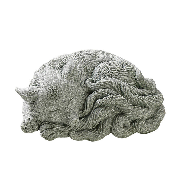 Buddha Stones pequeñas de nueve colas, protección de zorro, decoración para el hogar, té, mascota - image 12