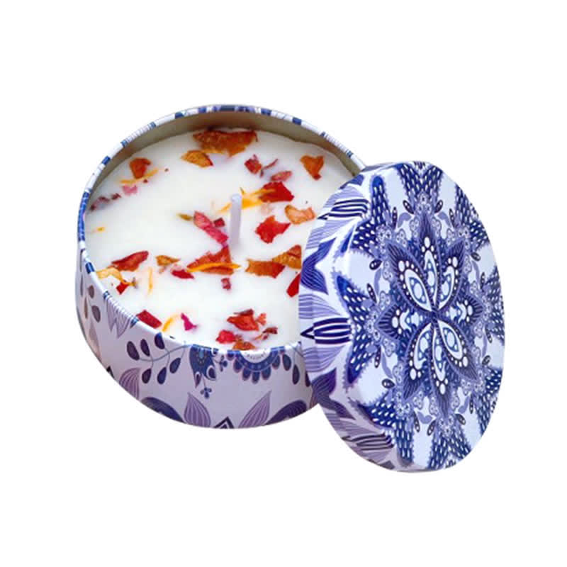 Té blanco Flor de jengibre Lavanda Gardenia Vela de cera de soja perfumada Regalo para familiares y amigos - Clavo - image 36