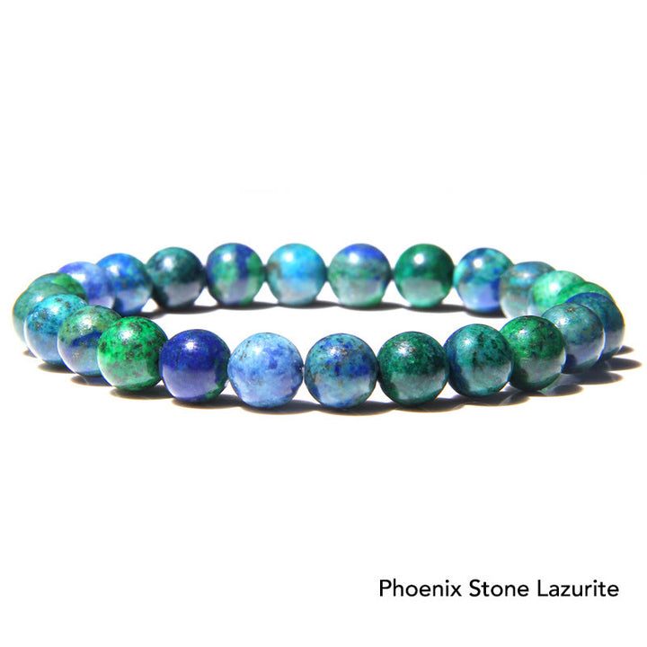 Pulsera con cuentas de equilibrio de cristal de piedra de ágata natural
