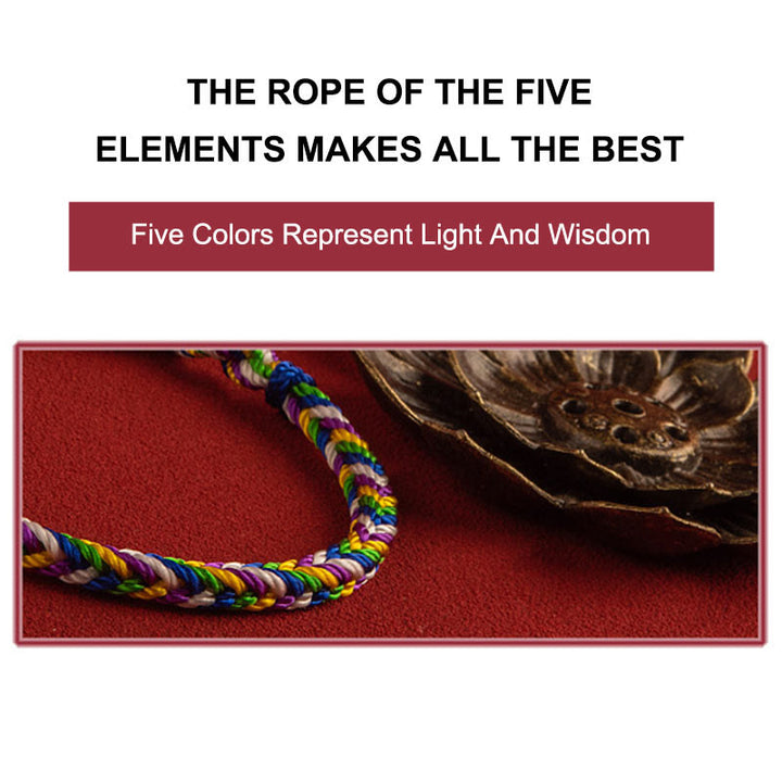 Buddha Stones;Que todo te salga bien; Pulsera Suerte Multicolor