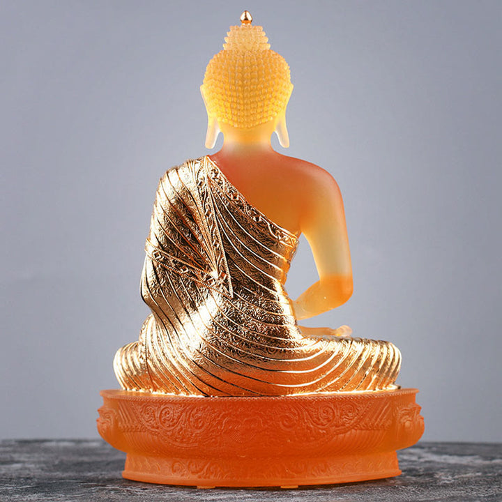 Buddha Stones, estatuilla hecha a mano de Buda, pieza de arte de Liuli, estatua de serenidad, decoración para el hogar
