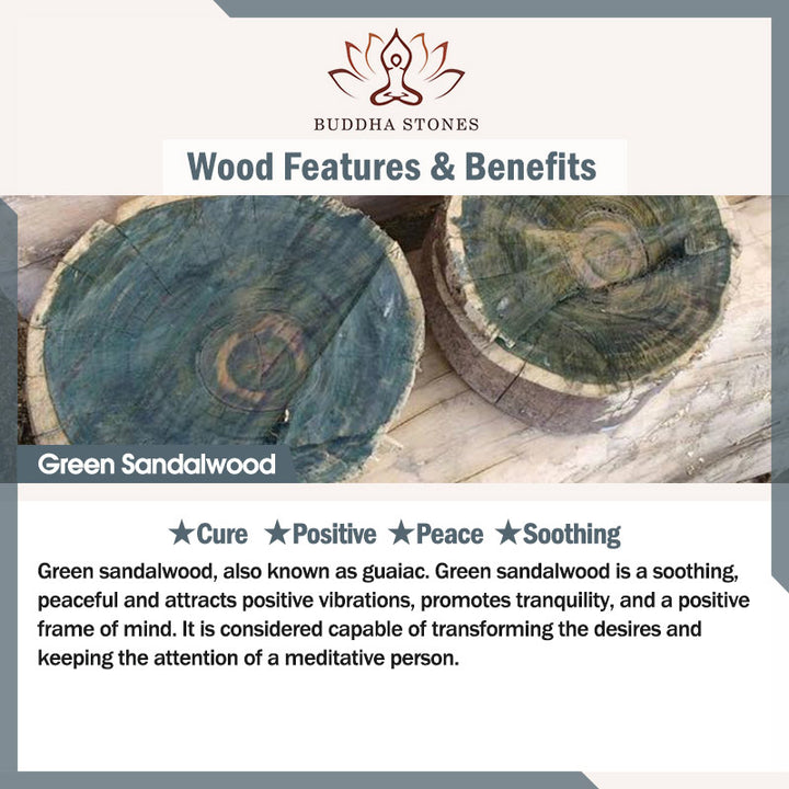 Buddha Stones, Palo de Rosa, Hoja Pequeña, Sándalo Rojo, Thuja Sutchuenensis, Sándalo Verde, Conejo, Calidez, Decoración