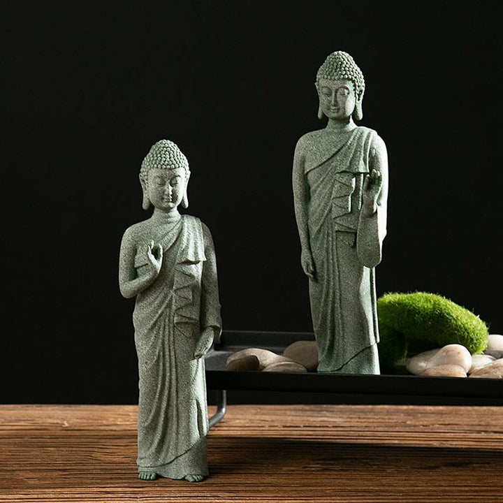 Estatua tibetana de meditación, contemplación, Buda, serenidad, compasión, decoración - image 14