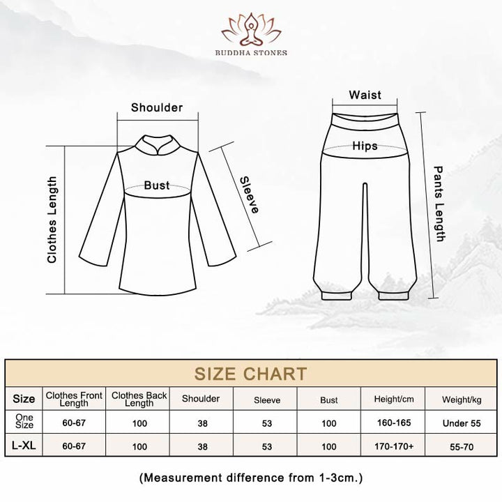 Buddha Stones Blanco Simple Patrón Beige Meditación Espiritual Zen Práctica Ropa de Yoga Ropa de Mujer - image 15