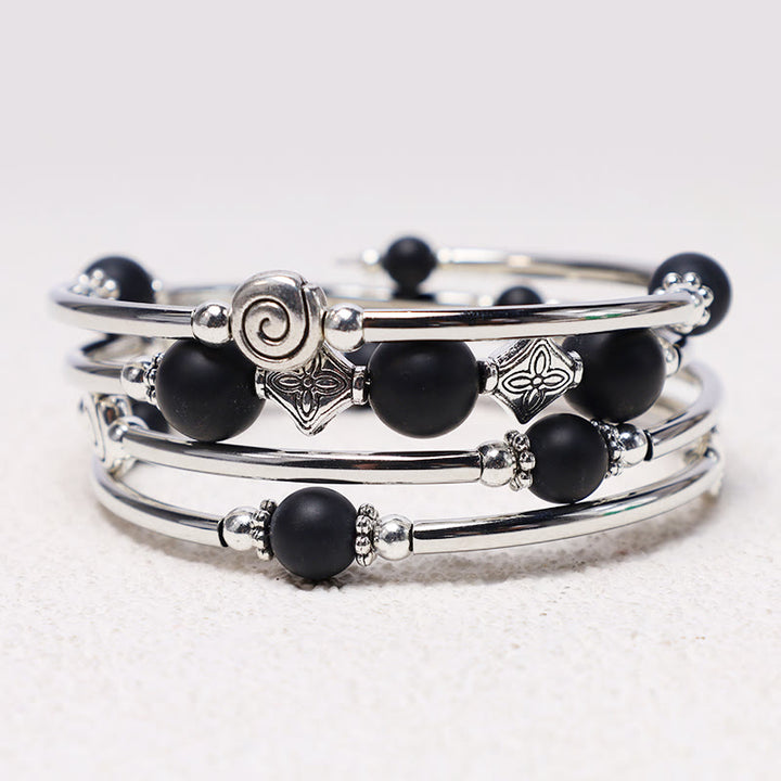Pulsera de equilibrio de turquesa tibetana con Buddha Stones