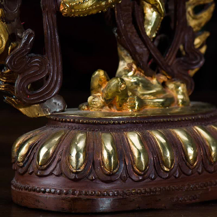 Figura de Buda Kurukulla, estatua de cobre de serenidad, decoración del hogar - image 7