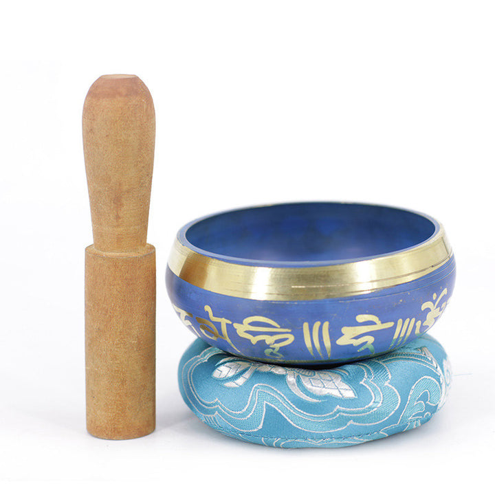 Cuenco de sonido tibetano hecho a mano para relajación, meditación, oración, canto, juego de cuencos