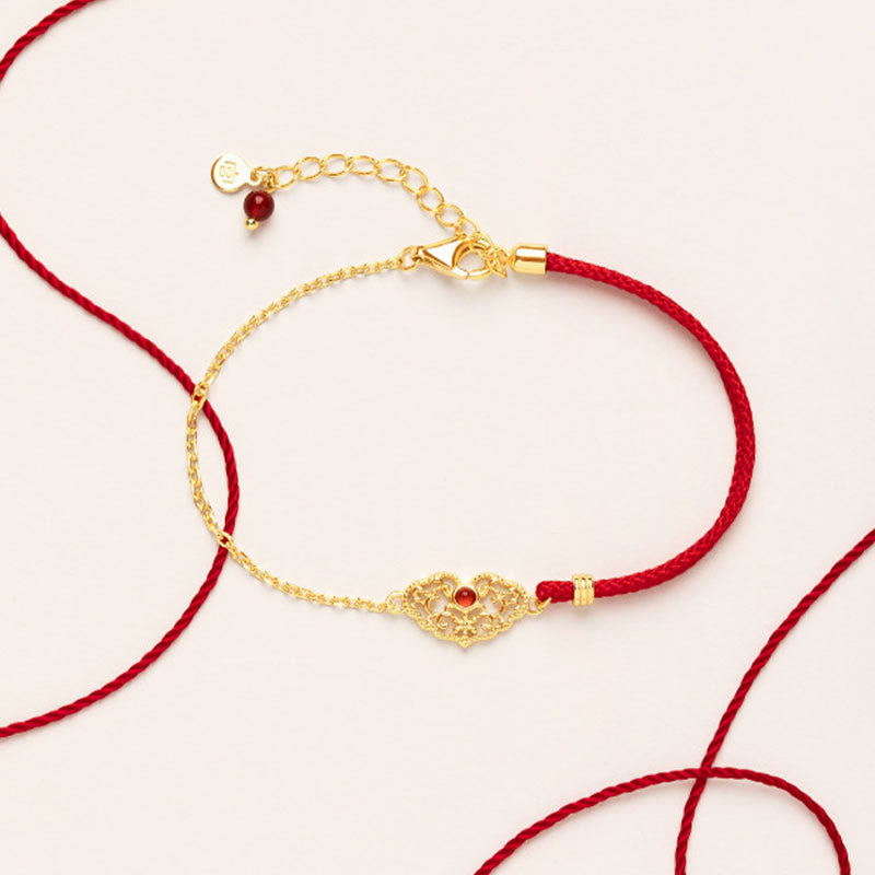 Pulsera de cadena con cierre de buenos deseos, Buddha Stones , fuerza de la suerte