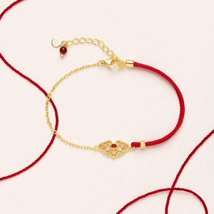 Pulsera de cadena con cierre de buenos deseos, Buddha Stones , fuerza de la suerte