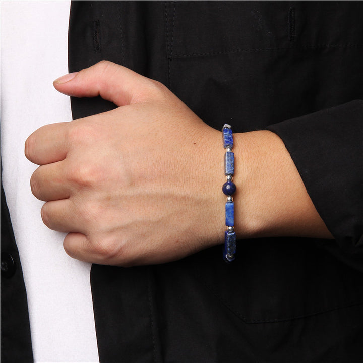 Pulsera de equilibrio espiritual con Buddha Stones, cristal natural, amatista, ojo de tigre