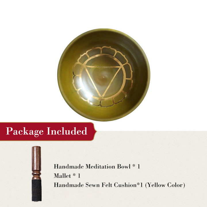 Cuenco con sonido tibetano de Buddha Stones hecho a mano para curación de chakras y meditación de atención plena, juego de cuencos para cantar