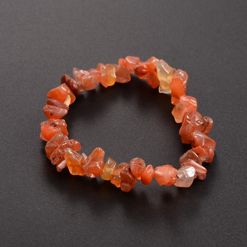 Pulsera positiva curativa con varias piedras de cristal, amatista y lazurita