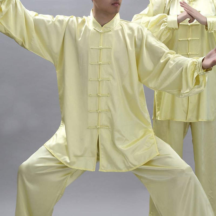 Buddha Stones patrón Simple meditación oración espiritual Zen Tai Chi Qigong práctica conjunto de ropa Unisex