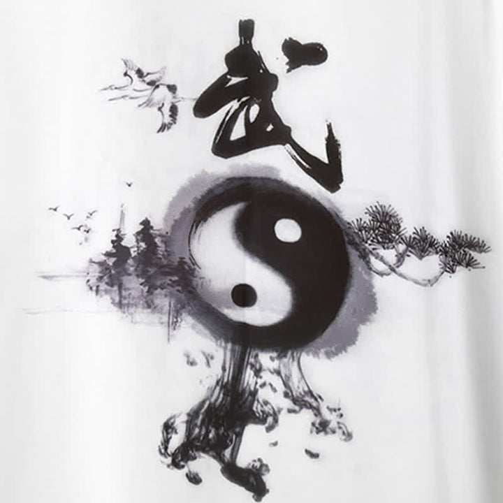 Conjunto de 3 piezas de Buddha Stones con diseño de árbol Yin Yang, Tai Chi, práctica espiritual zen, meditación y oración, uniforme unisex.