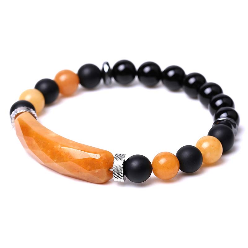 Pulsera curativa de aventurina azul de cristal natural con Buddha Stones