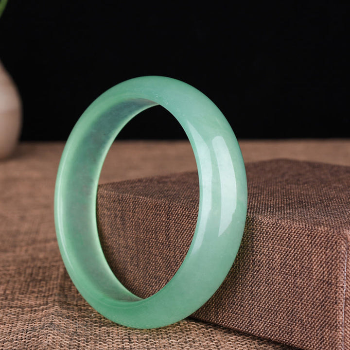 Pulsera de prosperidad curativa de la suerte de jade natural con Buddha Stones - image 6